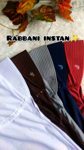 Jilbab Anak sekolah Instan Rabbani bahan kaos