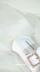 BELLEZA Dunkenstock JOA Sandal Wanita Tinggi 3cm Size 36 - 40 Selop Tidak Licin Sendal Beleza Wedges Slop Birken Dunkenstok Rumah Kekinian Premium Terbaru Shoes Mall Official Store