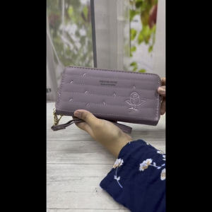 DOMPET PANJANG RESLETING 1 WANITA IMPORT. DOMPET TIPIS WANITA RESLETING 1