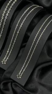 สร้อยคอสแตนเลสแท้100% สร้อยพระ ลายโซ่รีด ขนาด 2.0มิล 2.7มิล 3.5มิล ไม่ลอก ไม่ดำ ห้อยพระได้ 1องค์ ความยาว 14-36 นิ้ว