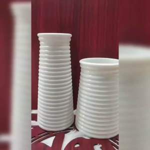 POT BUNGA MELAMIN ULIR / VAS BUNGA ULIR PENDEK & TINGGI / POT BUNGA PLASTIK / FLOWER VASE / BPU8784