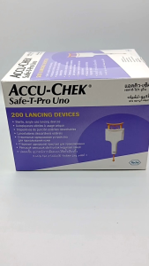 Accu-chek Safe-T-Pro Uno Lancing device 200s EXP 2/29 ~ Sterile Single Use