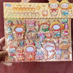 Stiker Sanrio DIY Timbul Lucu SW 777