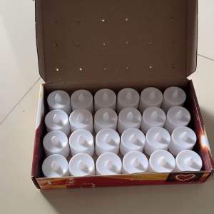 Lilin Baterai Premium /Lilin LED /Lilin Natal /Lilin Lampu (1 box isi 24pc)