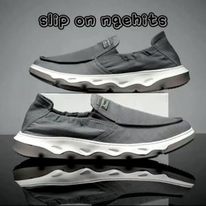 Sepatu Casual pria import terbaru 2025 shoes slip on fashion korean style