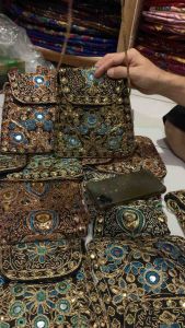 Tas selempang pakistan oleh oleh haji ukuran 20x19cm 12 pcs/1 lusin