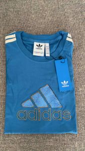 Áo thun Adidas Nam Nữ logo thêu - 100%Cotton