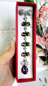 Bros mewahBros juntai panjang kristal mix konektor diamond