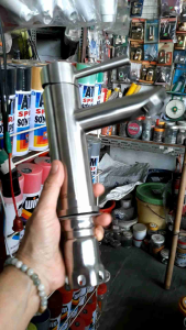Vòi bồn rửa mặt nóng lạnh ống lớn đường kính 45mm inox 304