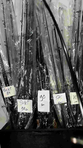 Ujung joran ultra light super lentur 2-6lb panjang 90cm fiber solid
