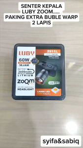 SENTER KEPALA / LAMPU KERJA LUBY 60W L-2911k