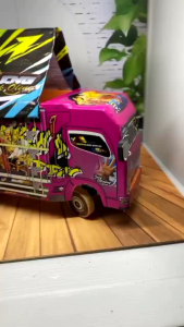 Promo Mainan Anak truk Oleng kayu Remote control ONE PIECE Terlaris  Lengkap Lampu Terpal