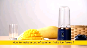 Rechargeable Portable Six Blades Mini Juice Blender Electric 充电果汁搅拌机