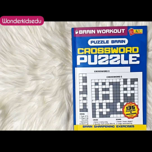 Brain Workout Crossword Puzzle Kids - Adults - Genius Mind - Puzzle Brain - Word Game - Brain Boosting Word Search