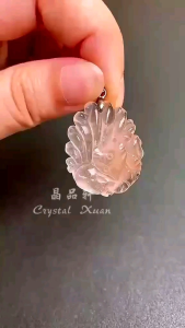 [MY🇲🇾 Ready Stock]红兔毛 九尾狐仙吊坠RUTILATED RED QUARTZ旺财运，增强自信