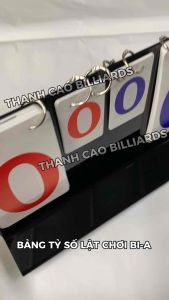 Bảng Tỉ Số Bi-a Bộ Số Nhựa Dẻo Bền Chống Nước | Bảng Tính Điểm Nhựa Mica Chơi Bida Dùng Cho Câu Lạc Bộ Billiards Thể Thao