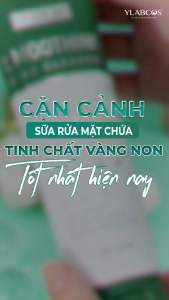Sữa rửa mặt vàng Smoothing Gold Cleaser Ylabcos dành cho mọi loại da kể cả da nhạy cảm