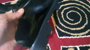 Sepatu pdh kilap temali sole radial