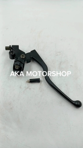 A.K.A MOTORPARTS Universal Right Hand Clutch Lever with Holder for Motorcycles