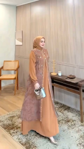 AMDSIRA FAYOLA OUTER DRESS GAMIS MODE TERBARU BEST SELLER DAN REAL ORIGINAL