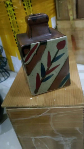 Bình hoa trang trí/cắm hoa mộc hàng gốm Nhật