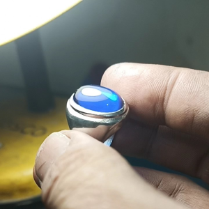 Cincin Natural King safir