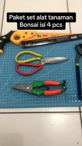 Paket Set 4 PCS Peralatan & Perlengkapan Tanaman Bonsai Berkualitas