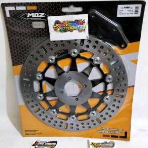 Piringan Cakram Depan Lebar Variasi Moz Bulat Model Ktc & Model Psm Black Series Disc Brake 300mm + Breket Pnp Shogun 110/ Shogun 125