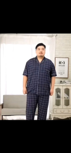 Men Terno Sleepwear Shortsleeve Pajamas L-3XL 100%Cotton makapal tera COD size. L xl 2xl 3xl  random design assorted