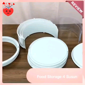 Tempat Penyimpanan Makanan Tudung Saji 4 Susun / Food Storage 4 Susun