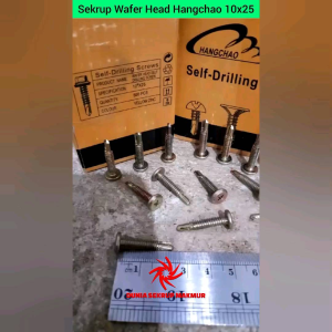 (50 pcs) Sekrup Roofing Wafer Head SDS #10x25 / Skrup Wafer Head 2.5CM