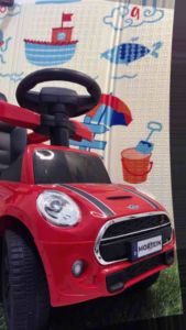 Mortain Mobilan Anak Ride On Mini Cooper 609B Series K609B Ada Musik & Lampu Gratis Baterai untuk Anak 1-4 Tahun