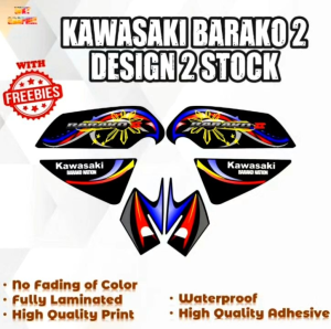 KAWASAKI BARAKO 2 DESIGN 2 STOCK (WATERPROOF LAMINATED FADE PROOF)
