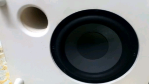 Loa sub điện Boston SoundWare XS Home Theater Speakers SE hàng Mỹ đế sx tại China còn rất đẹp zin nguyên bản.
