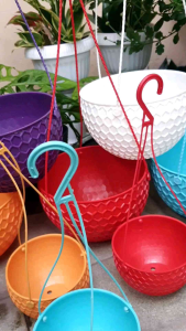 chậu treo nhựa kiểu tổ ong size 12cm và 20cm