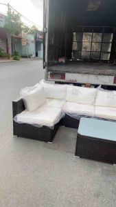Thanh lý bộ bàn ghế sofa mây nhựa giá sale 50%