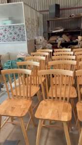 Ghế gỗ song tiện- Ghế ăn gia đìnhnhà hàng giá xưởng