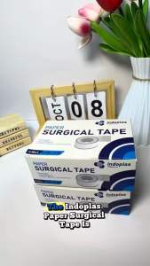 Micropore Paper Surgical Tape ( Indoplas Sureguard 3M ) Non- Woven | Sold ( 6 Pcs - 1 Box 12 Pcs - 24 Pcs)