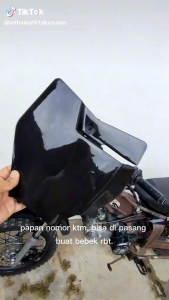 Papan Star Plat Nomor SRX Racing Model KTM 250 KLX 150/CRF 150 D TRACKER 150