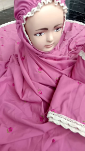 MUKENA PUTUSAN ANAK USIA 3-7 TAHUN BAHAN KATUN WARNA