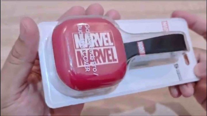 Chính hãng nguyên seal-Ốp Marvel cover cho tai nghe Samsung Galaxy