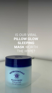 NUTRICENTIALS PILLOW GLOW SLEEPING MASK