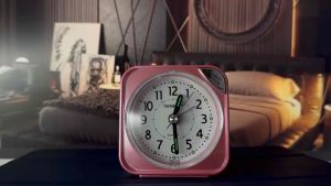 (SG STOCK ) silence movement alarm clock / no ticking sound movement
