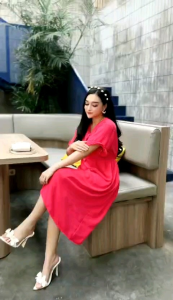 Dress Cringkle Premium Terbaru 2023 Viral Bisa Cod Daster Busui VIral Terlaris