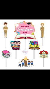 Toper Hari Guru / hiasan kue / hiasan tumpeng / thechers day