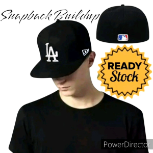 Topi Pria Snapback Hip-hop Built up/Build up Bahan Tebal Logo Bordir Bisa Cod