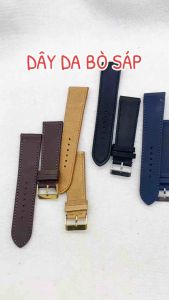 Dây Đồng Hồ Da Bò Sáp. Dây Đồng Hồ Kèm Chốt +Cây Tháo Dây Khóa Kim Không Rỉ Songhan Leather Size 161819 20 21 22 24mm Bảo Hành 6 tháng