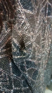 bahan / kain spandek gliter antik