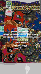 BATIK PANJANG LEPAS JANJIKU SUPER QUALITY 110cmx235cm Bahan Cotton Lembut Sesuai untuk Kemeja Baju Kebaya dan Tutup Jenazah