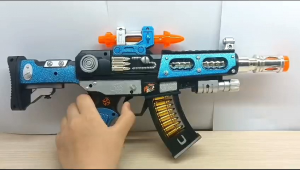 Mainan Senapan Electric Voice Gun 585-96A